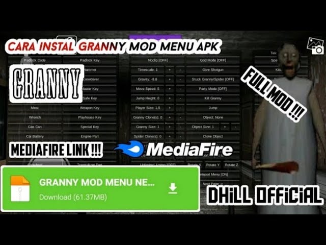 Granny 3 - NullZerep Mod Menu Gameplay!!!