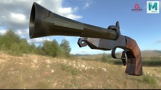 How to model a Low Poly Blunderbuss Game Weapon ( part 1 of 3 )