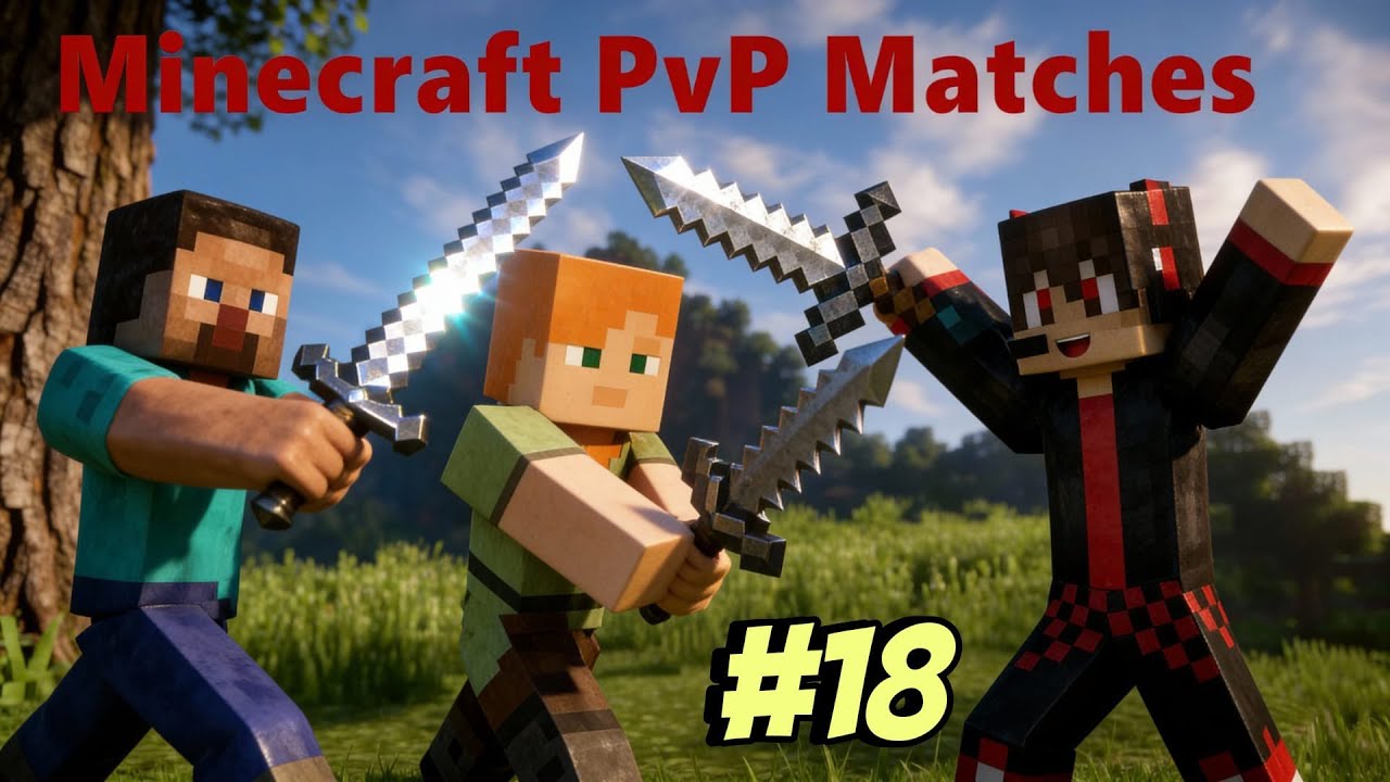Minecraft PvP Matches | watch stream to end! 