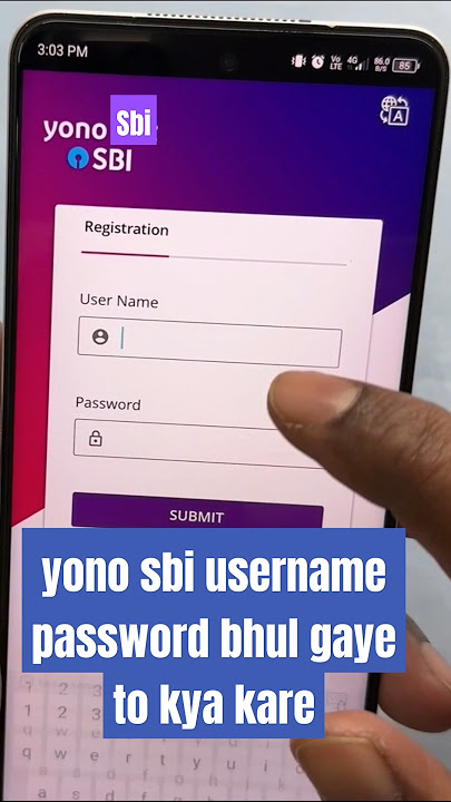 yono sbi username password bhul gaye to kya kare | Yono SBI forgot username and password
