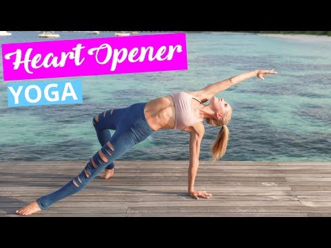 Heart Opening Yoga Flow Workout - TENSION RELIEF & FLEXIBILITY | Rebecca Louise