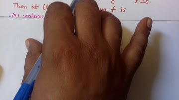 IIT JAM 2019 MATH Q.NO. 29 (MCQ) Function in Two Variables  (Continuity and Differentiability)