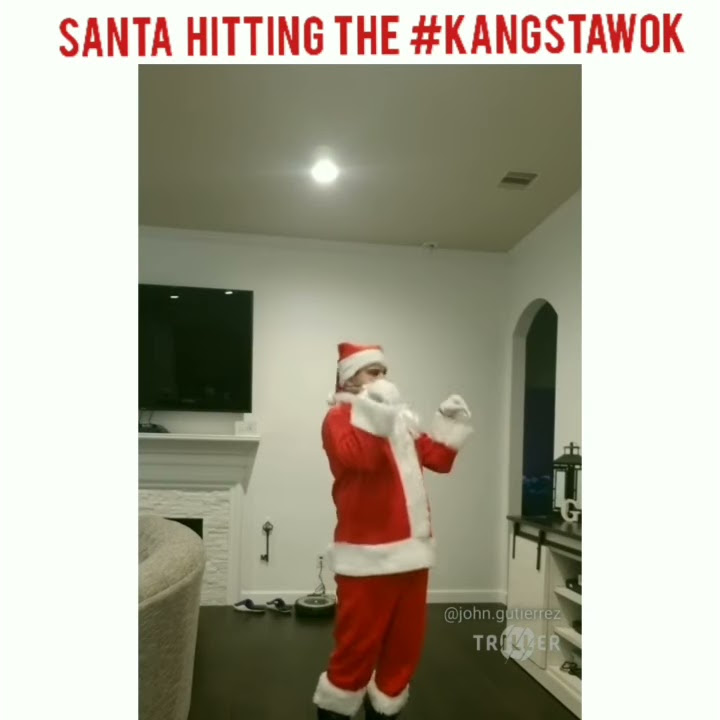 Santa doing the kangstawok