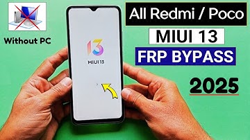 All Redmi/Poco MIUI 13 Frp Bypass - Activity Launcher Not Install Fixed | Without PC - 2025