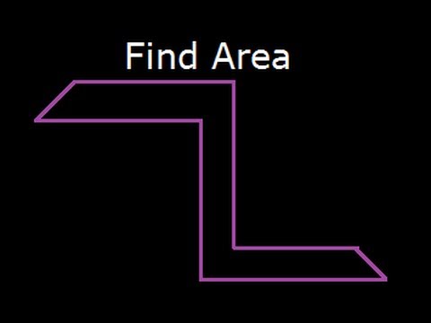 Geometric Area Of Z Shaped Strip - Area Of Irregular Shapes - Tricky Problem