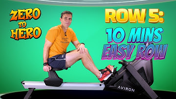 Roeiplan van Zero to Hero - Roei 5: 10 minuten gemakkelijke roeitraining
