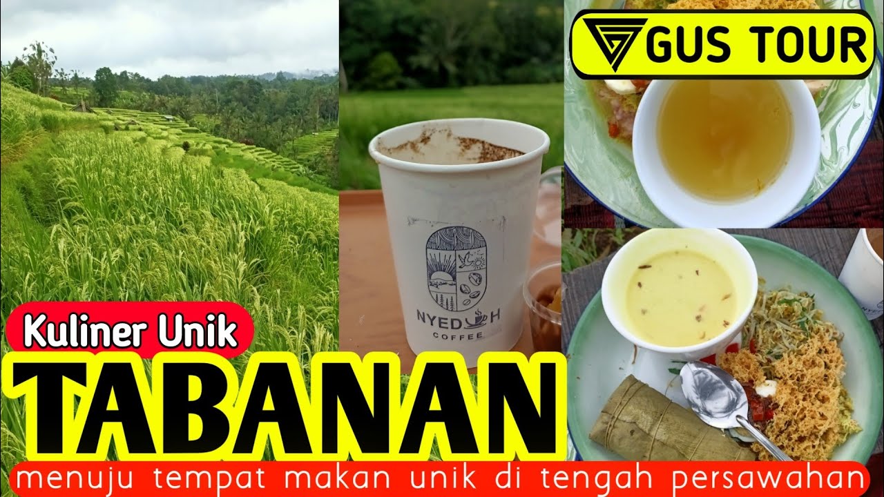 Subak piak  Tabanan Bali nyeduh kopi, suasana bali saat ini