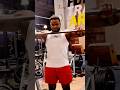Barbell shoulder boost | #gymroutine #shoulder #explorefitness #gymexercise #motivation
