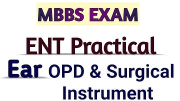 ENT practical instrument 1(Ear OPD and Surgical instrument)