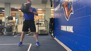 Standing Medicine Ball Rotational Throw w: Pivot