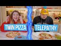 TWIN TELEPATHY PIZZA CHALLENGE