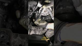 Fast replacement of the timing belt for Opel B20DTH #shorts