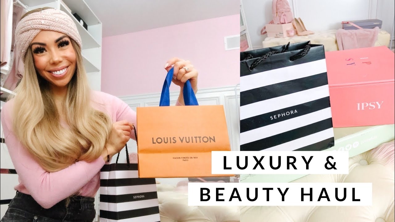 LUXURY AND BEAUTY HAUL! LOUIS VUITTON, TOM FORD, IPSY AND SEPHORA