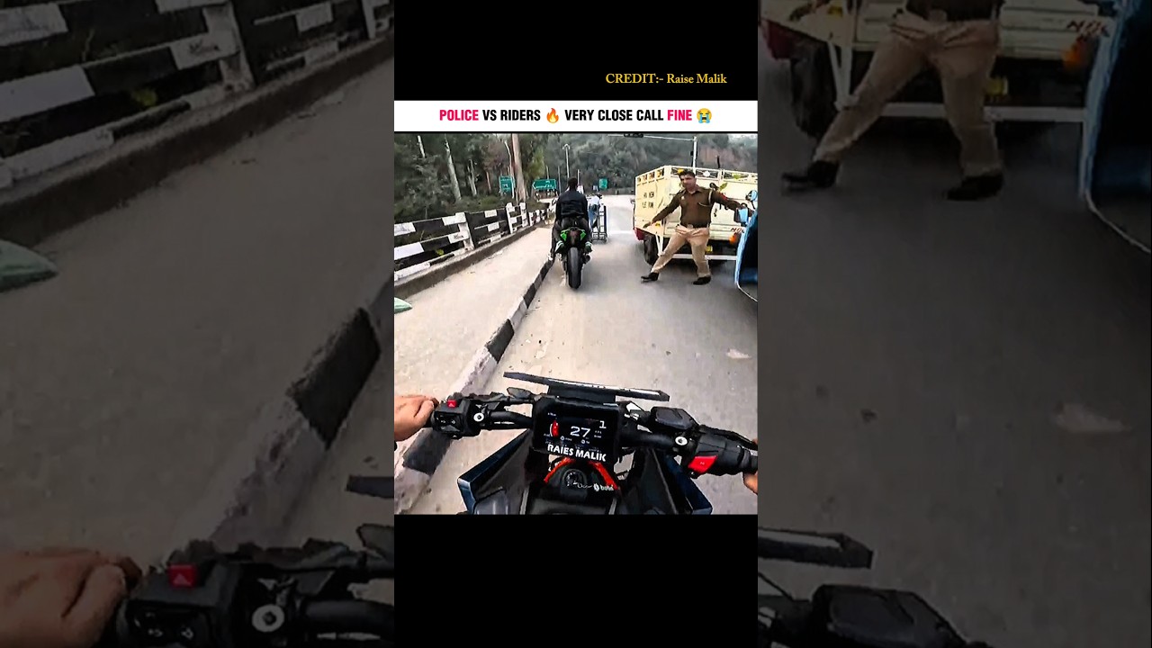 Police Suddenly Attack On Me 😭||  Police Vs Biker 💀 Very Close Call 