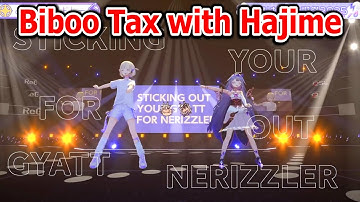 Hajime danced Biboo Tax on her 3D Live with Bijou...