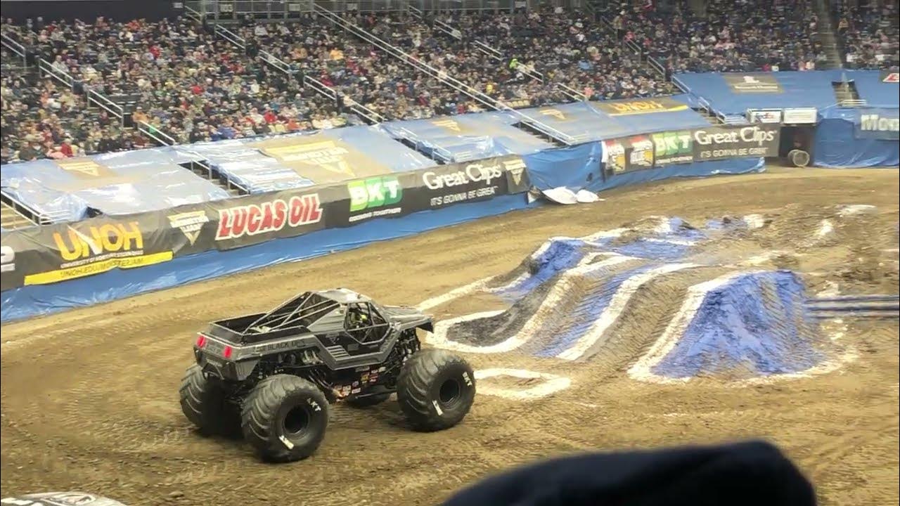 Monster Jam at PPG Paints Arena 2 wheel Skills YouTube