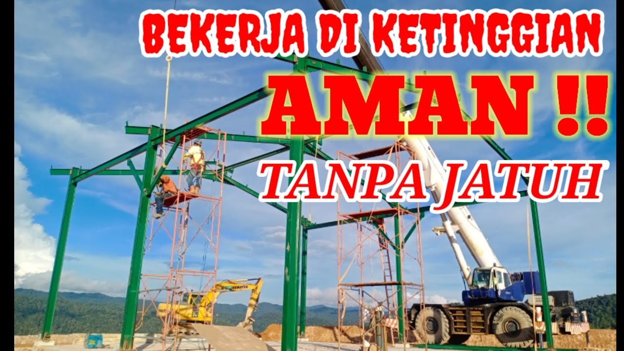 CARA MEMAKAI FULL BODY HARNESS CARA MEMAKAI SAFETY HARNESS YouTube