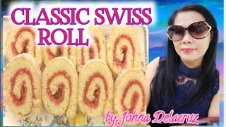 Homemadeclassicswissroll Classic Swiss Roll Cake Recipe 
