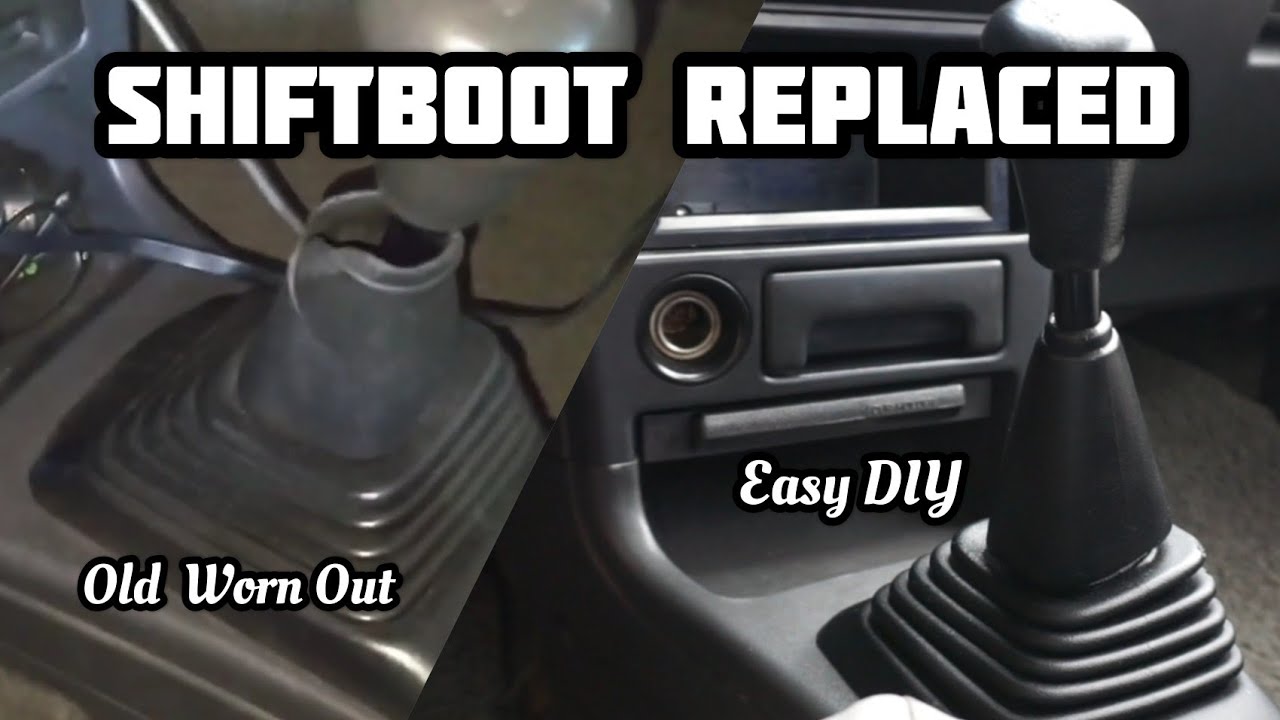 How To Remove Gear Shift Knob & Boot | 1990 Toyota Corolla - YouTube