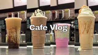Starbucks Cafe Vlog | Target Starbucks | ASMR