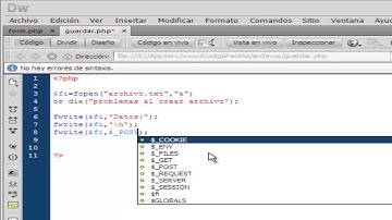 Tutorial PHP   17  Guardar Archivos de Texto en PHP