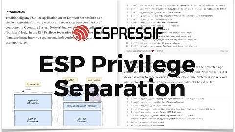 ESP Privilege Separation example