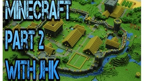 Minecraft lets build a village part 2:Building Houses