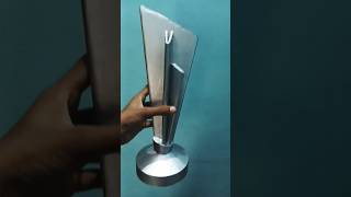 T20 World Cup trophy made out of cardboard#worldcup #cardboardcraft#India champion 2024 🏆