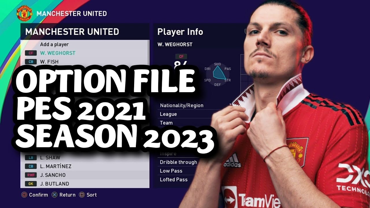 PES 2021 - REVIEW OPTION FILE PES 2021 SEASON 2023 PS4 PS5 - YouTube