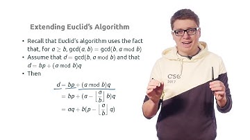 Extended Euclid’s Algorithm - Number Theory and Cryptography