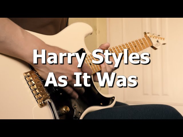 Harry Styles - As It Was + guitar solo  (guitar cover)