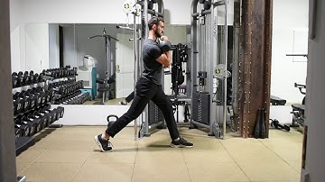 KB Complex: Clean+Press+Split Squat