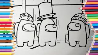 Among Us. Coloring book for everyone. screenshot 5