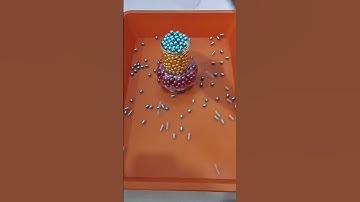 Colorful Pearls Drop From Different Glasses. #shorts #asmr #pearls #satisfying #beads #oddly #button