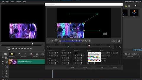 Create  motion path   in Corel Videostudio pro.