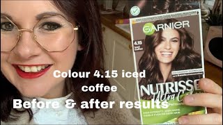 Cat rambut Pakai garnier caramel sama coklat gold