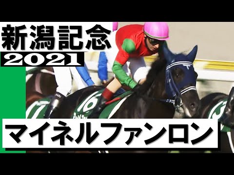 「外ラチ沿いいっぱいを駆け抜けて、マイネルファンロン」【新潟記念2021】