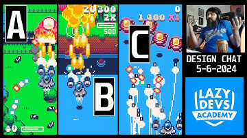Shmup Design Talk #1 - Ship Abilities and Scoring - featuring @LazyDevs - Shmup V2 Prototypes