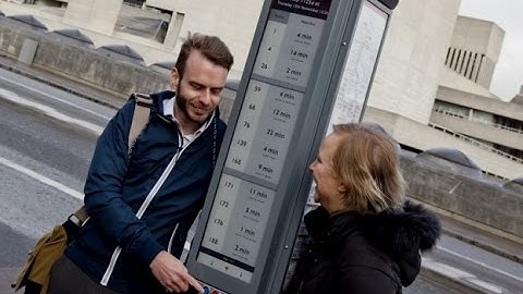 Visionect electronic paper systems, Joan conference room display, bus stops and more