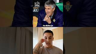 Quique Setién en el Betis