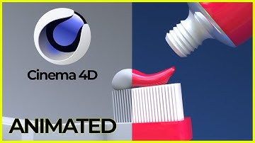 Toothpaste animation in Cinema 4D