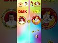DMK🤜🏻🤛🏻TVK #dmk #vs #tvk #comparison #shortsfeed #tamilnadu #2026election #india #vijay #mkstalin