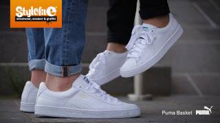 Puma Basket Classic LFS Sneaker white (On-Feet) @Stylefile - YouTube