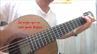 🎼La mujer que no soñé jamás - Ricardo Arjona - cover guitarra Nicolás Olivero🎸