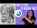 Top 5 Tips for IB Visual Art Students | Selina Fawdry
