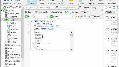 การสร้าง Table และกำหนด Primary Key ในภาษา SQL