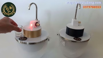 Máy Rót Rượu Tự Động Cảm Ứng | Bát Ướp Lạnh Rượu Inox 1,2 Lít [M6.0]