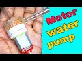 How to make water pump at home | Mini water pump | Motor pump