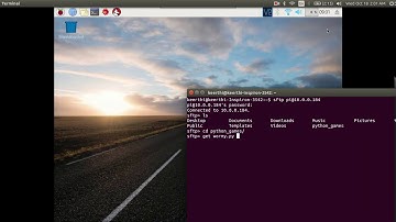 Transfer files from pi to the computer (and viceversa) using SFTP