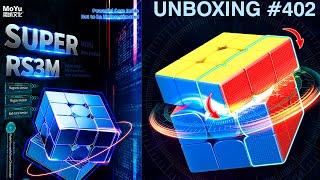 Unboxing №402 MoYu Super RS3M Ball-core | Кубик Рубика 3х3 с шаровой крестовиной и системой маглев